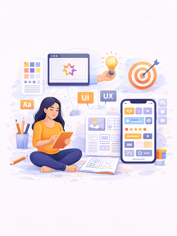 Branding & UI/UX Illustration